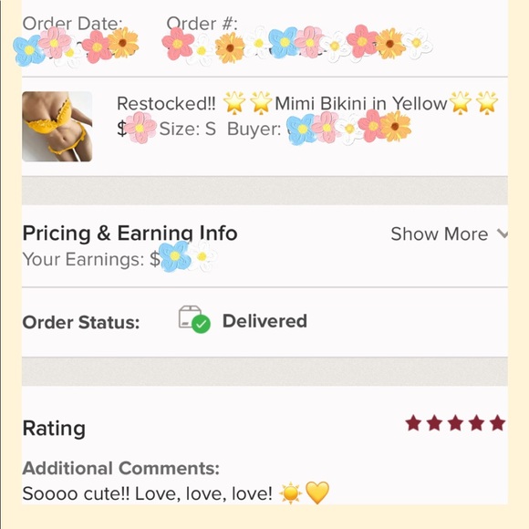 Sale!🌟🌟Mimi Bikini in Yellow🌟🌟 - Picture 4 of 4